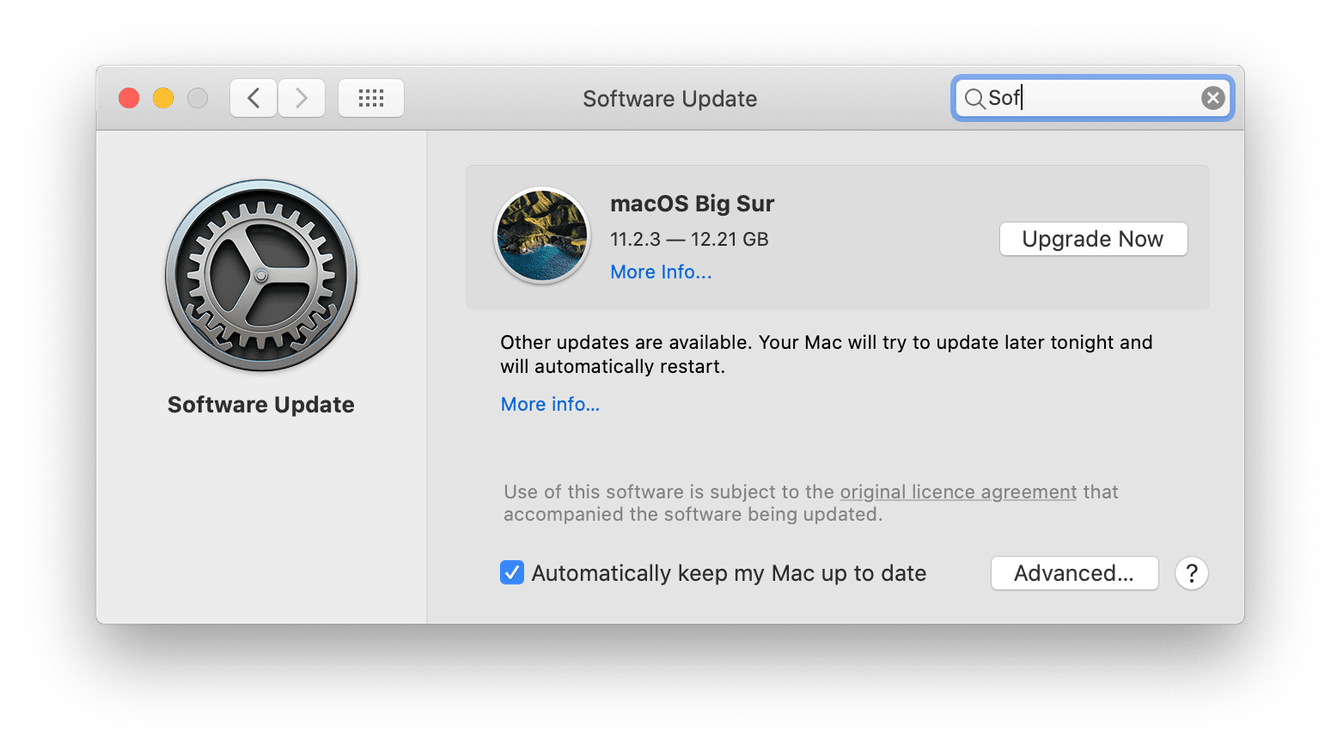 How to check for macOS updates