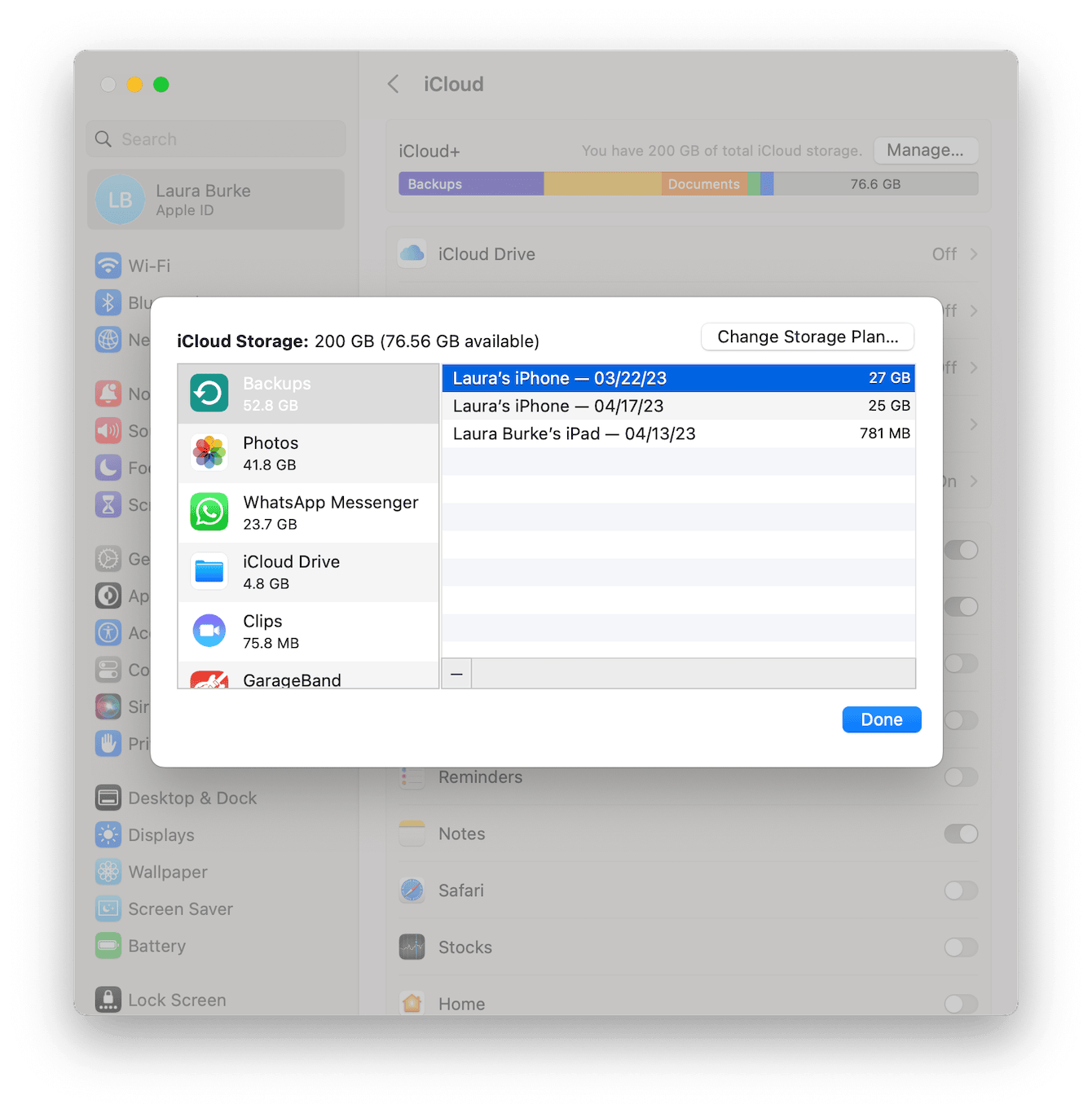 How to reduce iCloud backup size