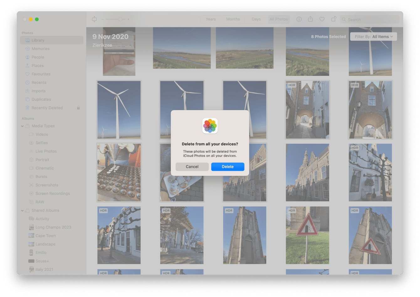 How to delete old photos and videos on iCloud storage