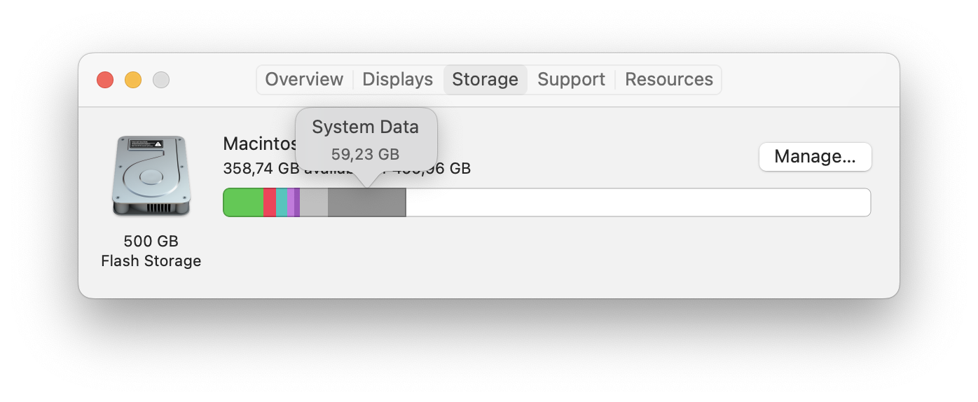 Check System Data on Mac