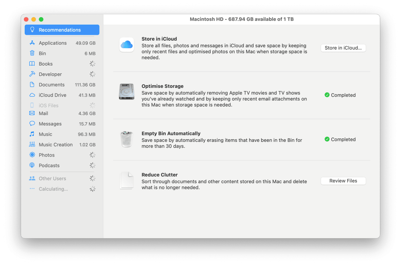 How to manage and optimize storage on Mac