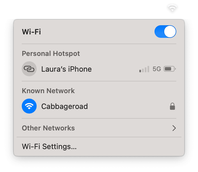 Check your internet