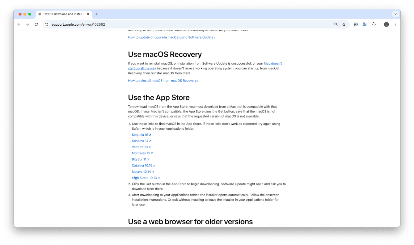 Downgrade macOS Tahoe in recovery mode
