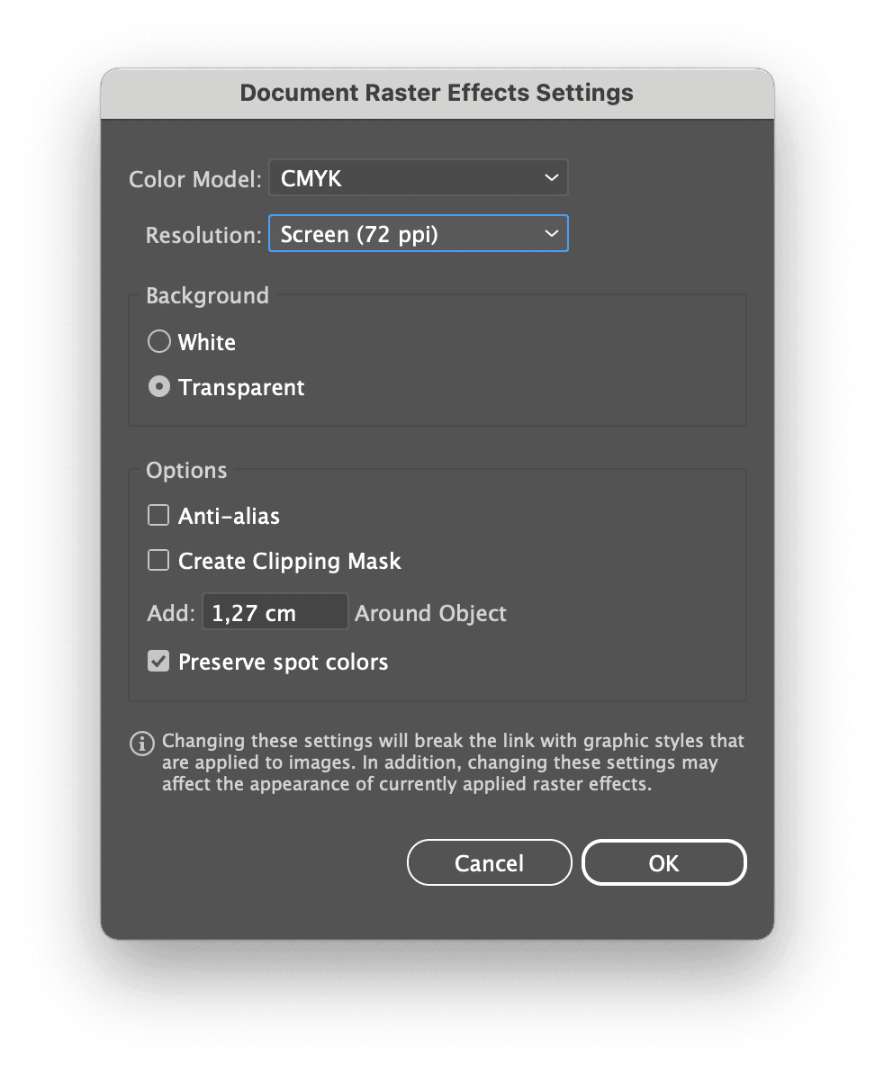 Optimize Illustrator Settings