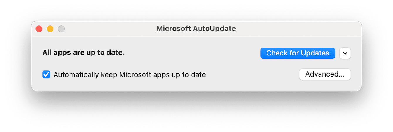 How to check for updates in Outlook on Mac