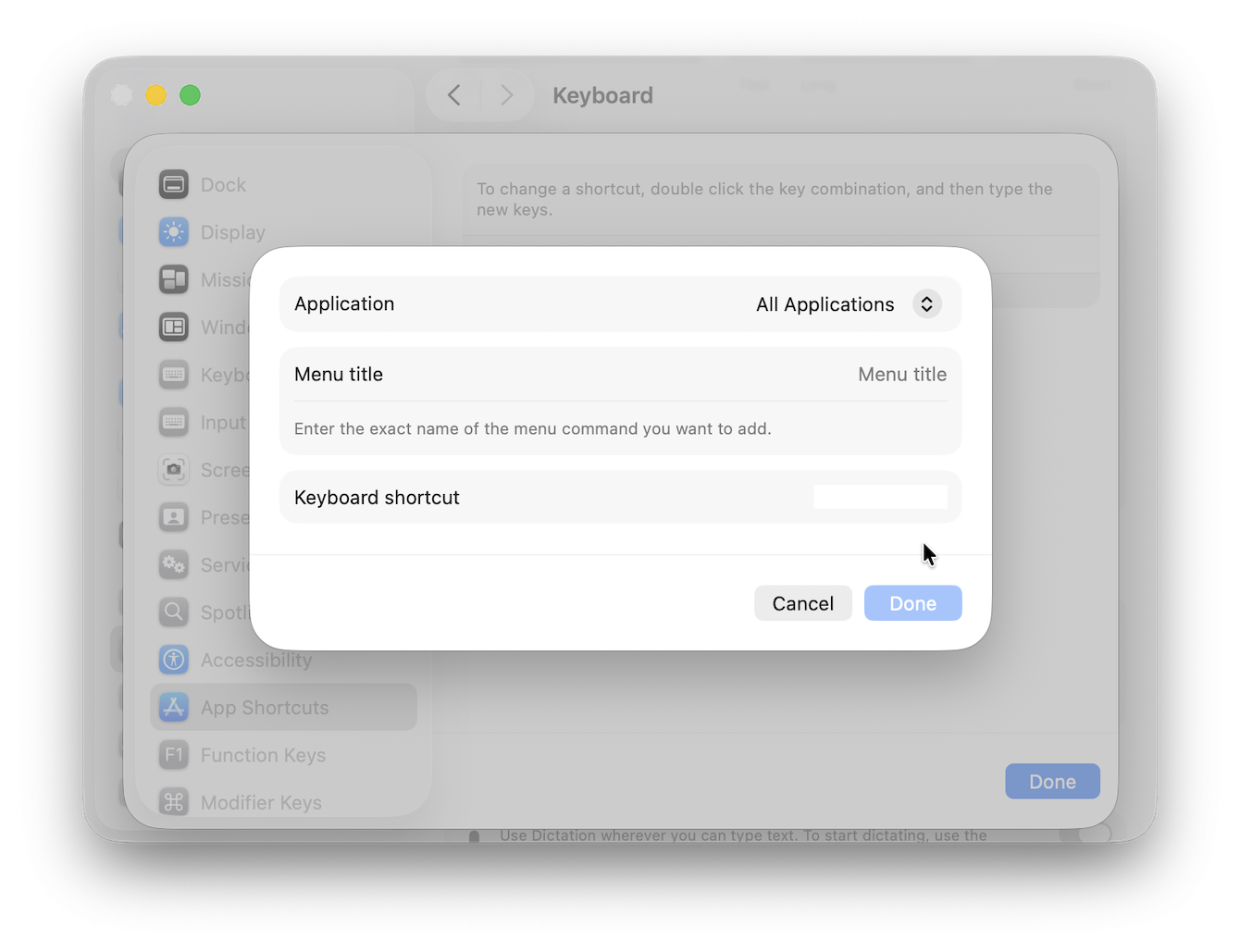 Make your own "Alt+F4" style shortcut