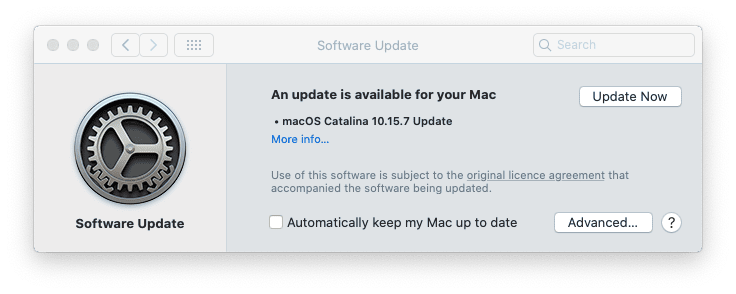How to check for macOS updates