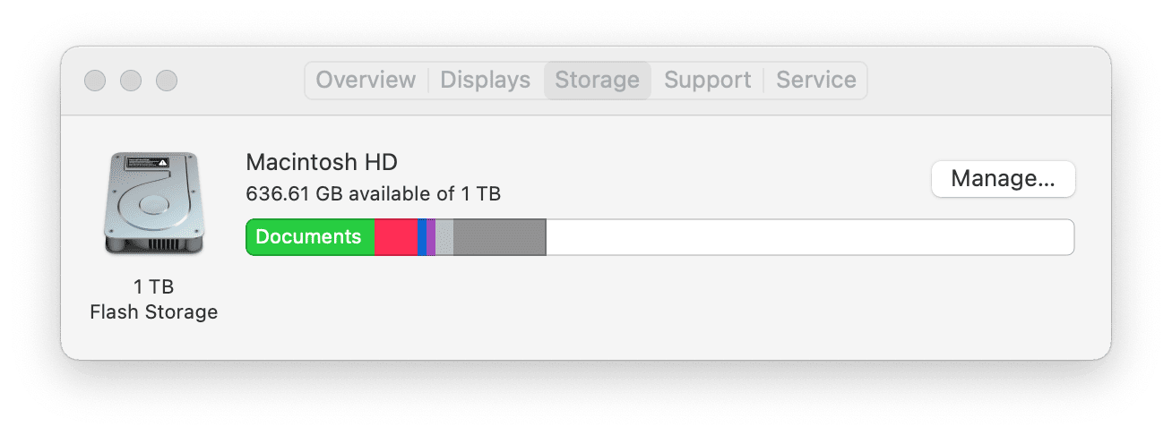 how to clear up space on mac startup disk