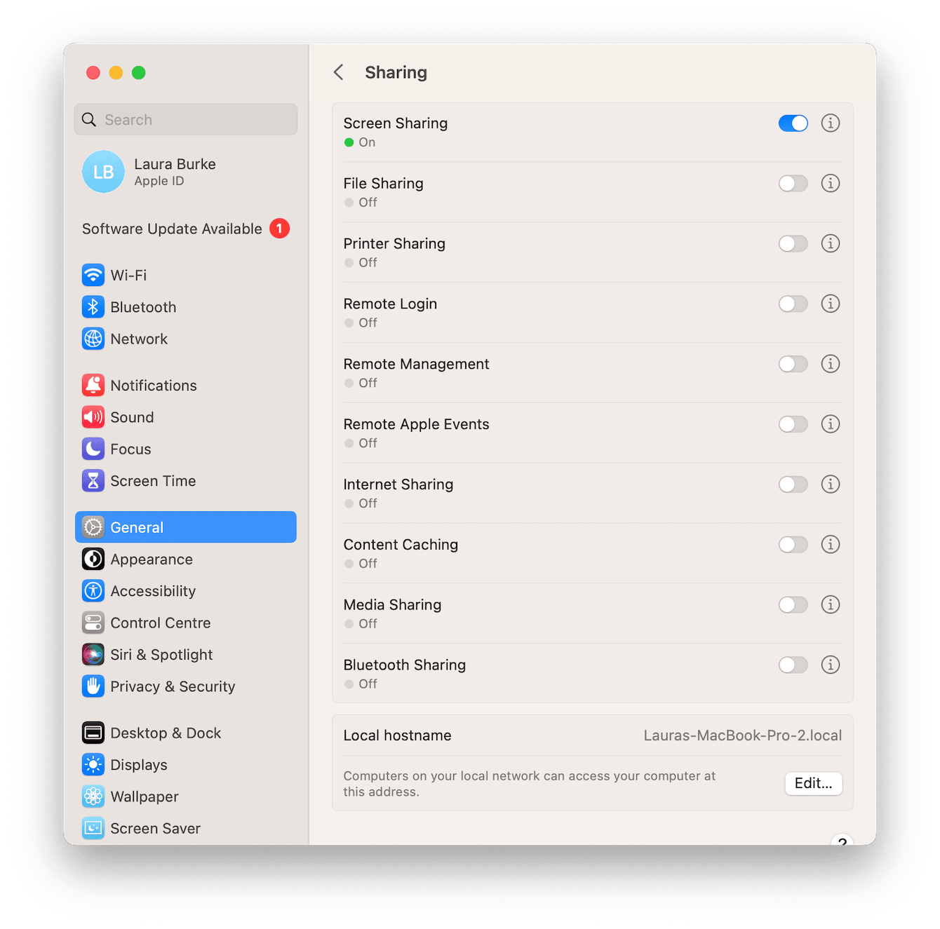 built-in macOS screen sharing fixes