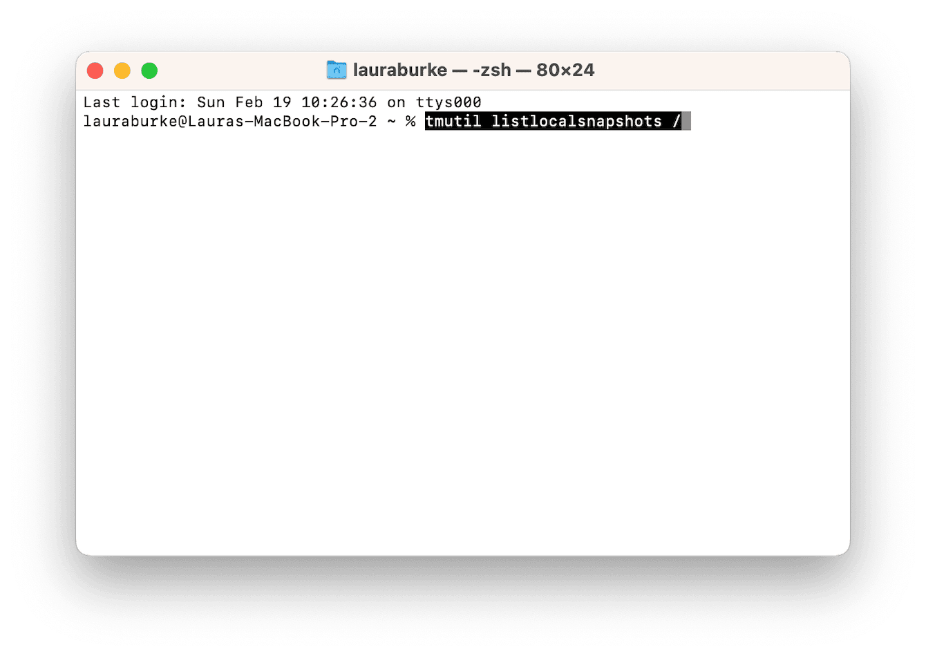 Comment supprimer les instantanés Time Machine avec le Terminal