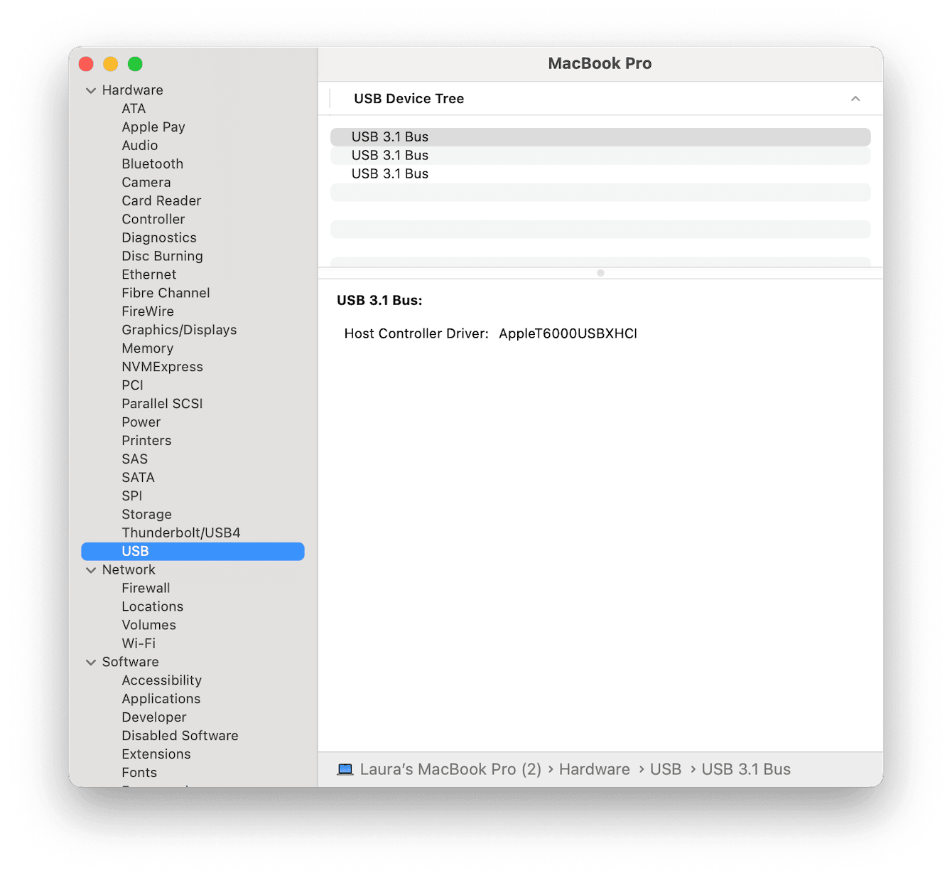 How to find installed drivers on Mac