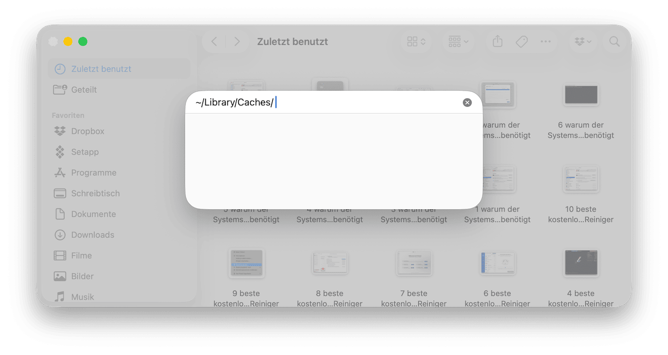 Systemreste löschen