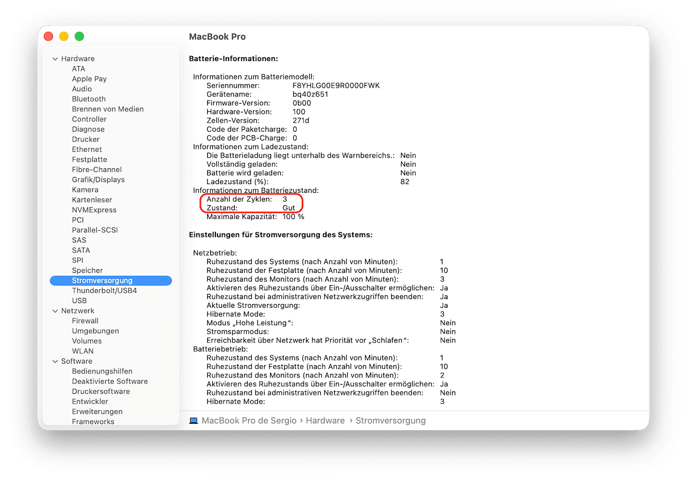 &Uuml;berwachen Sie den Zustand Ihrer Batterie
