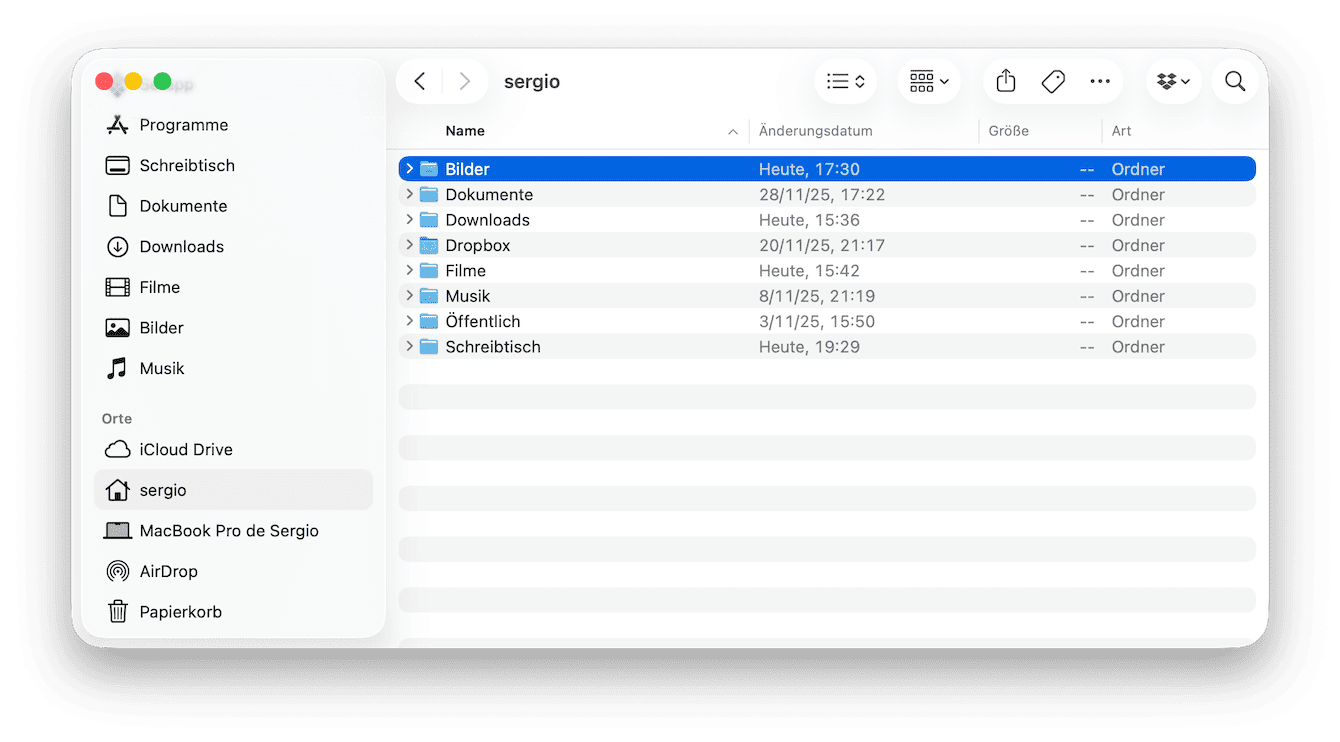 An externen Speicher denken