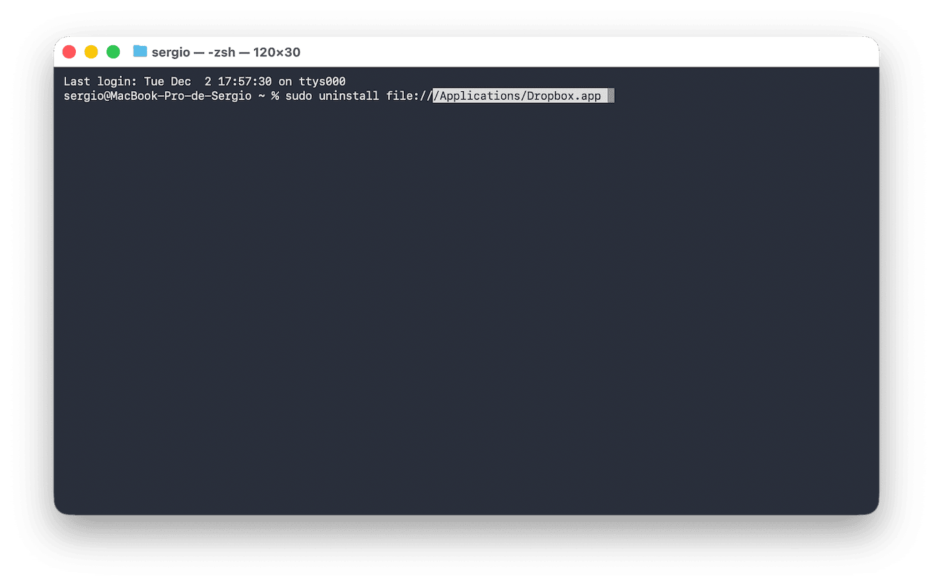 Programme vom Mac deinstallieren mit Terminal