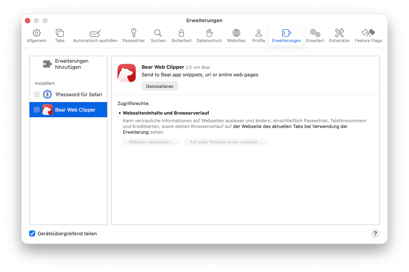So entfernen Sie die Plug-ins aus Safari