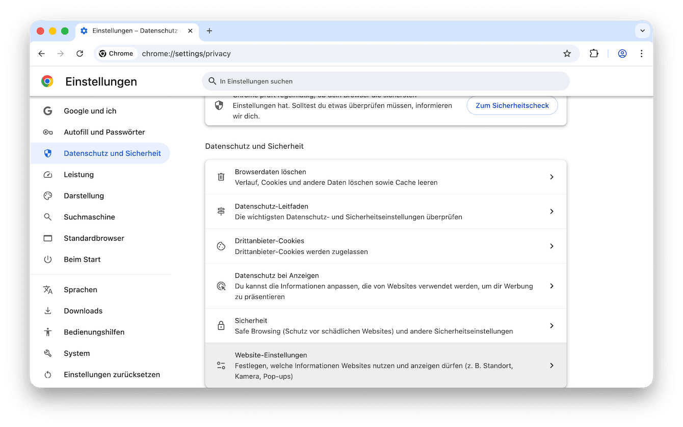 Deaktivieren Sie Google Chrome Helper Renderer