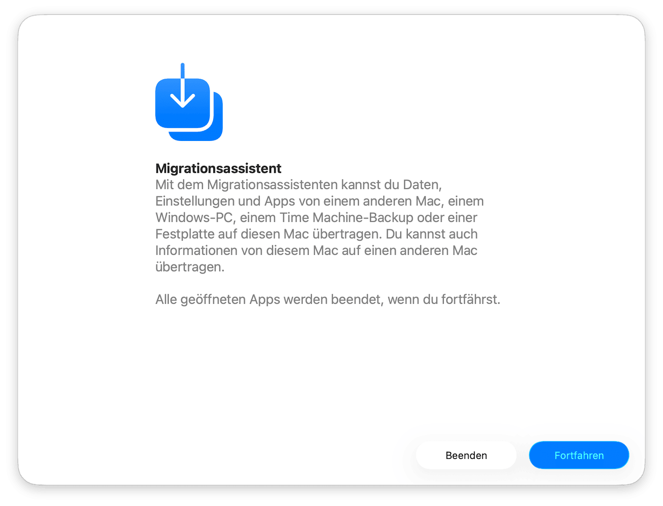 Ein Backup wiederherstellen