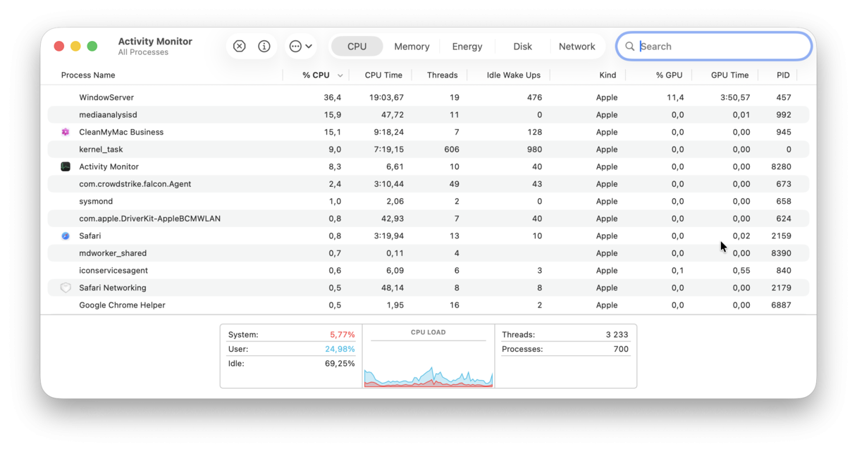 Quit conflicting software