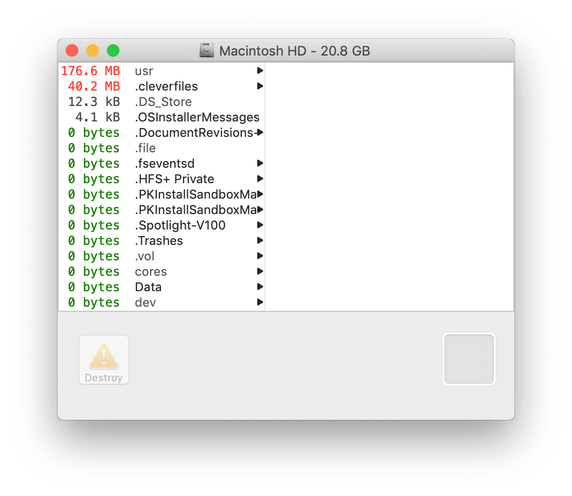 run omnidisksweeper as root