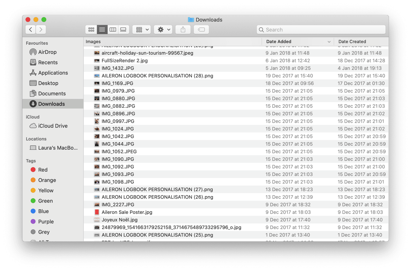 macmail hide on my mac trash folder