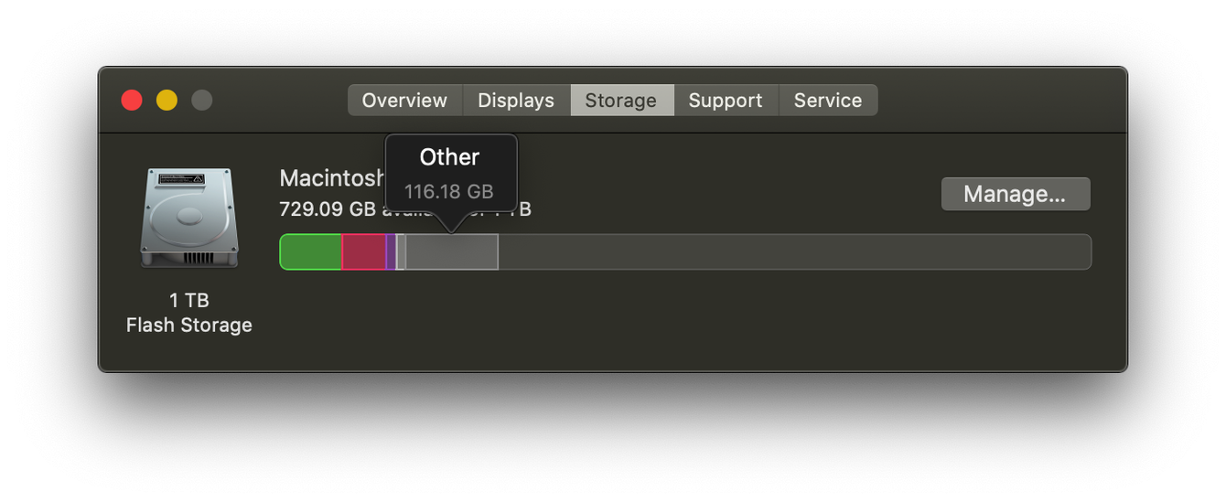 app to clean mac other storage