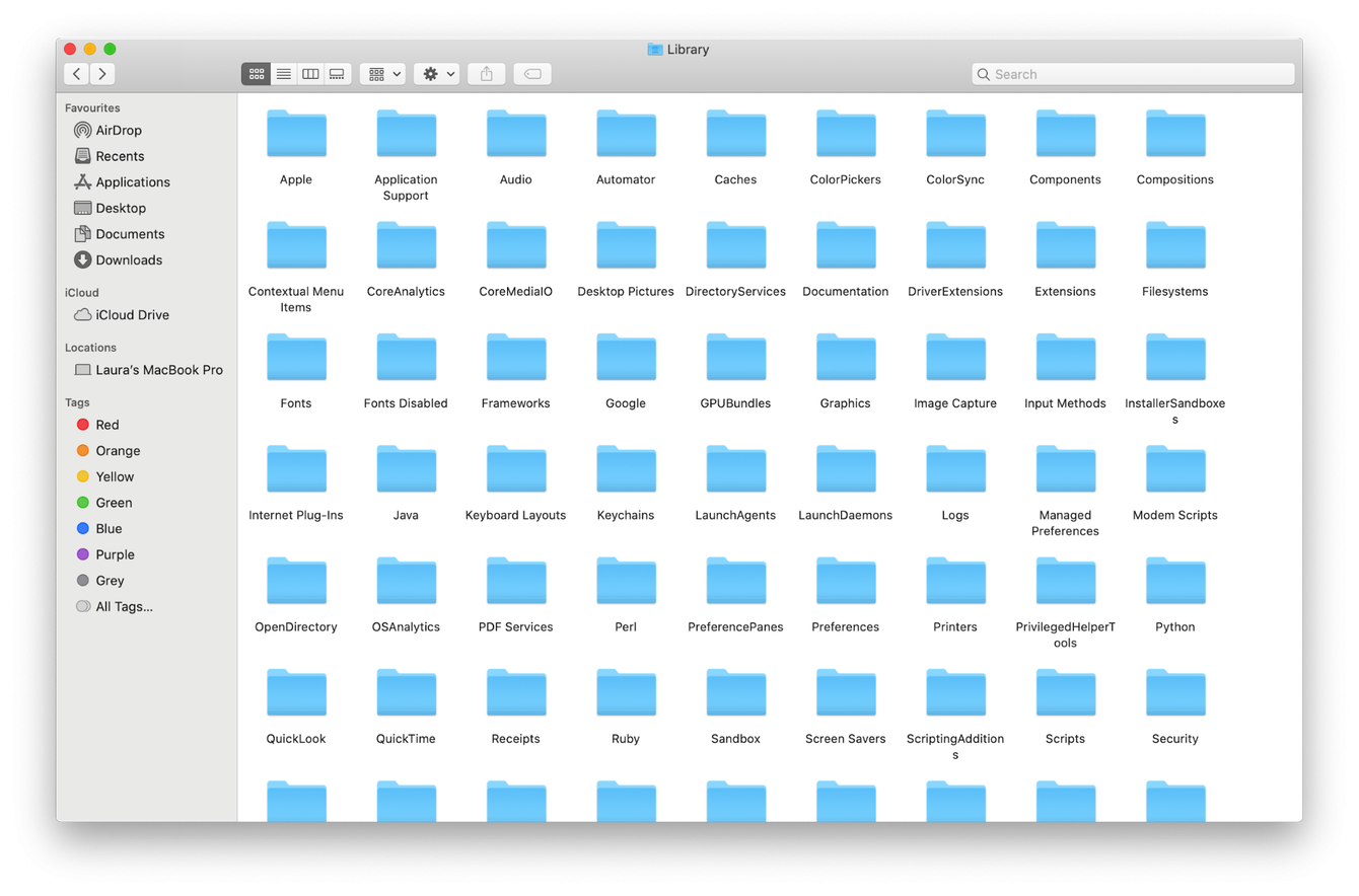 Mac Library folder