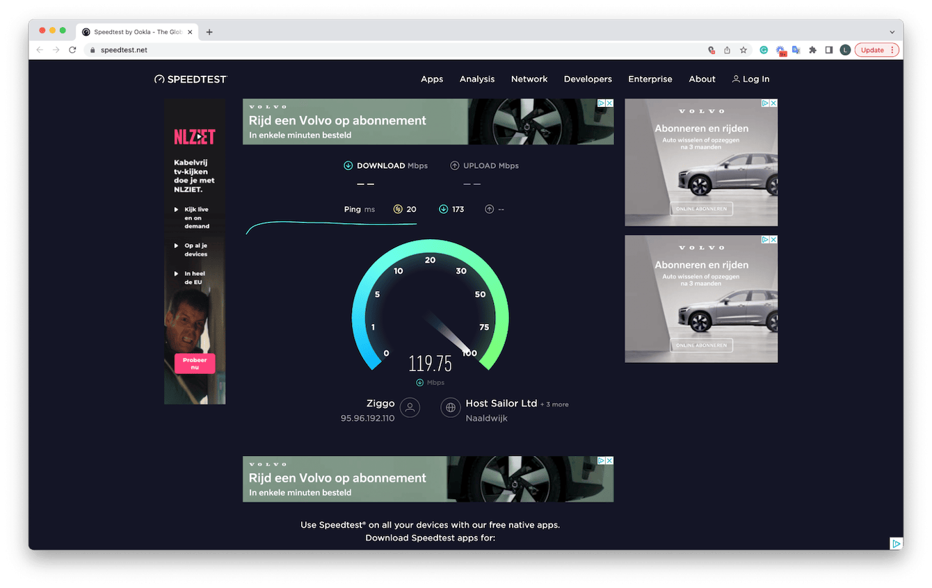 How to check internet speed using Speedtest
