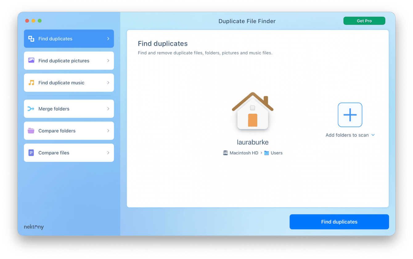 Duplicate File Finder by Nektony