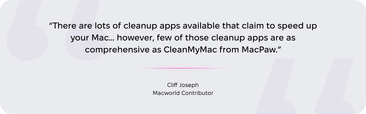 CleanMyMac review