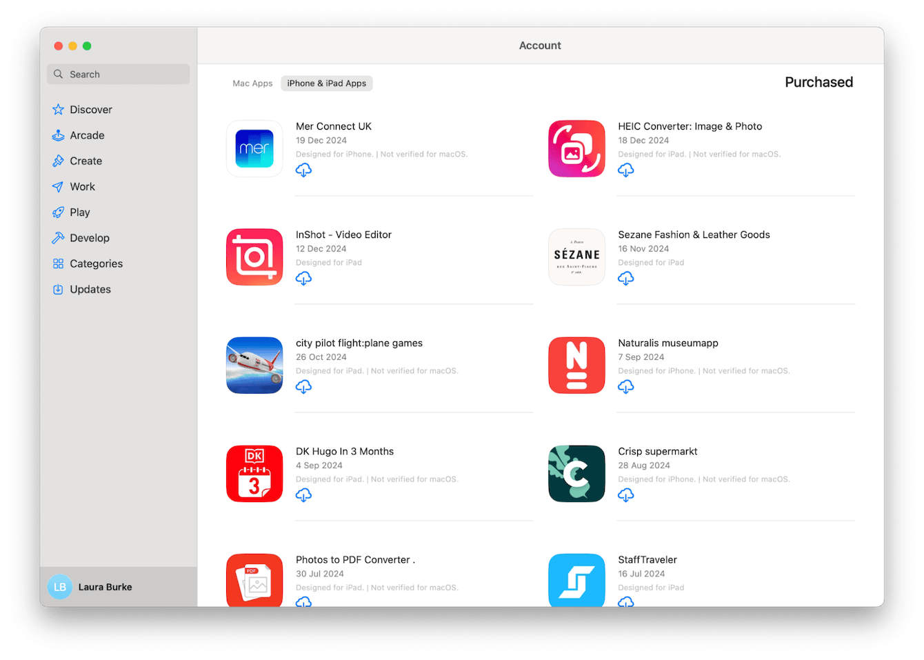 App Store on Mac