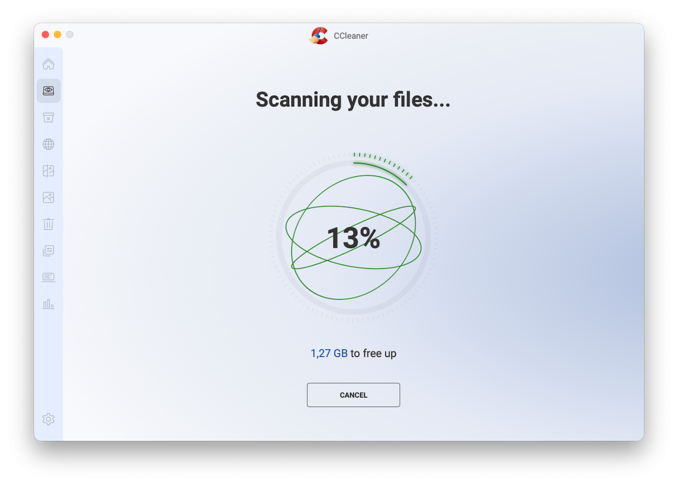 CCleaner app for Mac