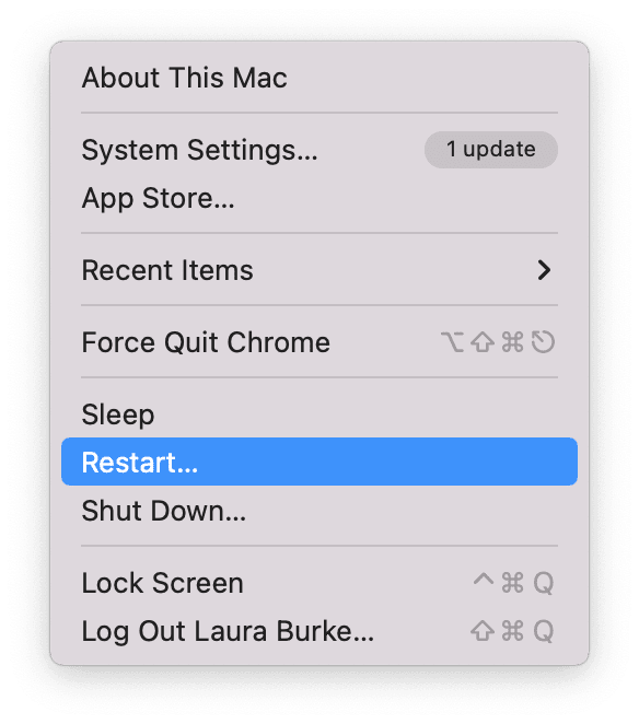 Mac force shutdown