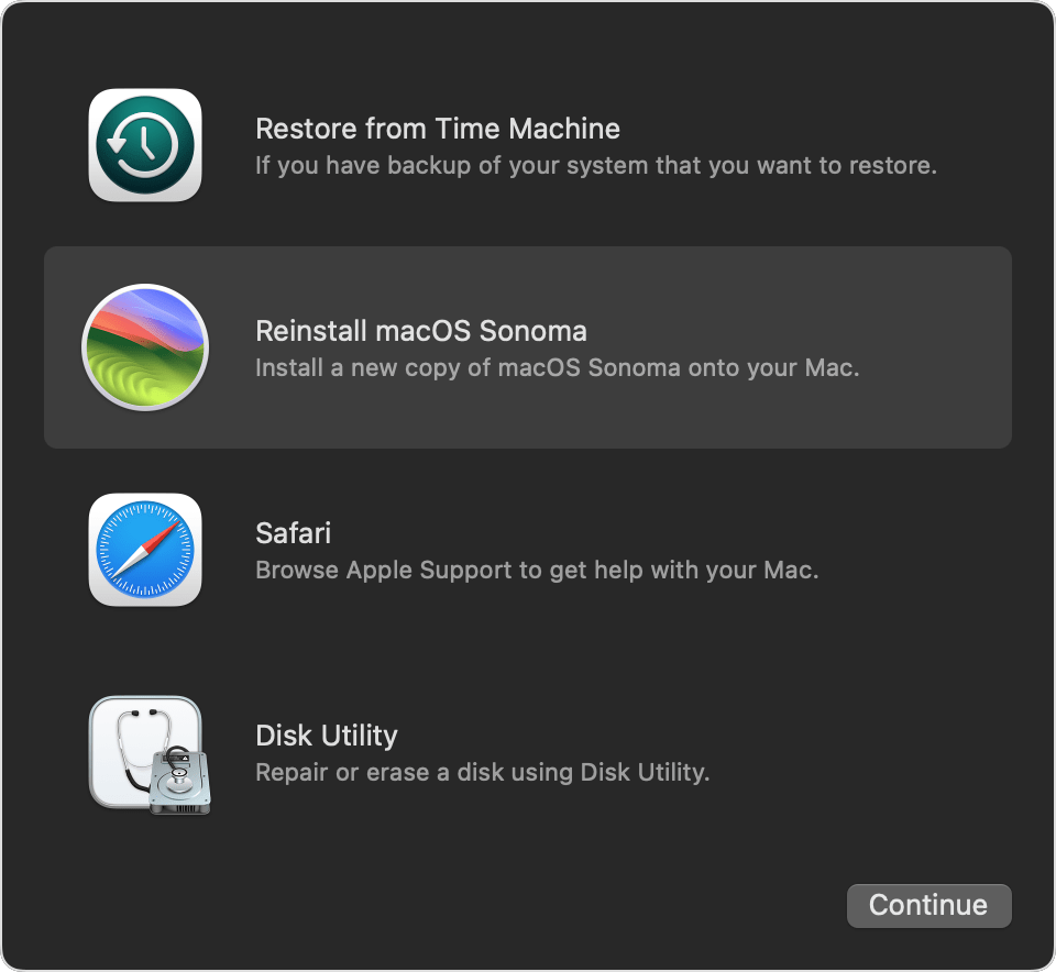 How to reinstall macOS
