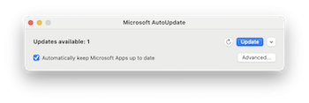 Turn off Microsoft AutoUpdate