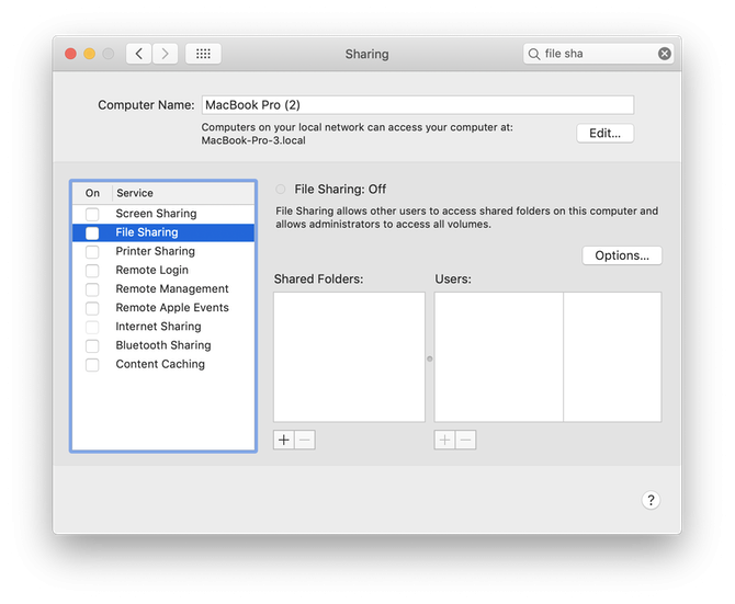 mac internet security settings