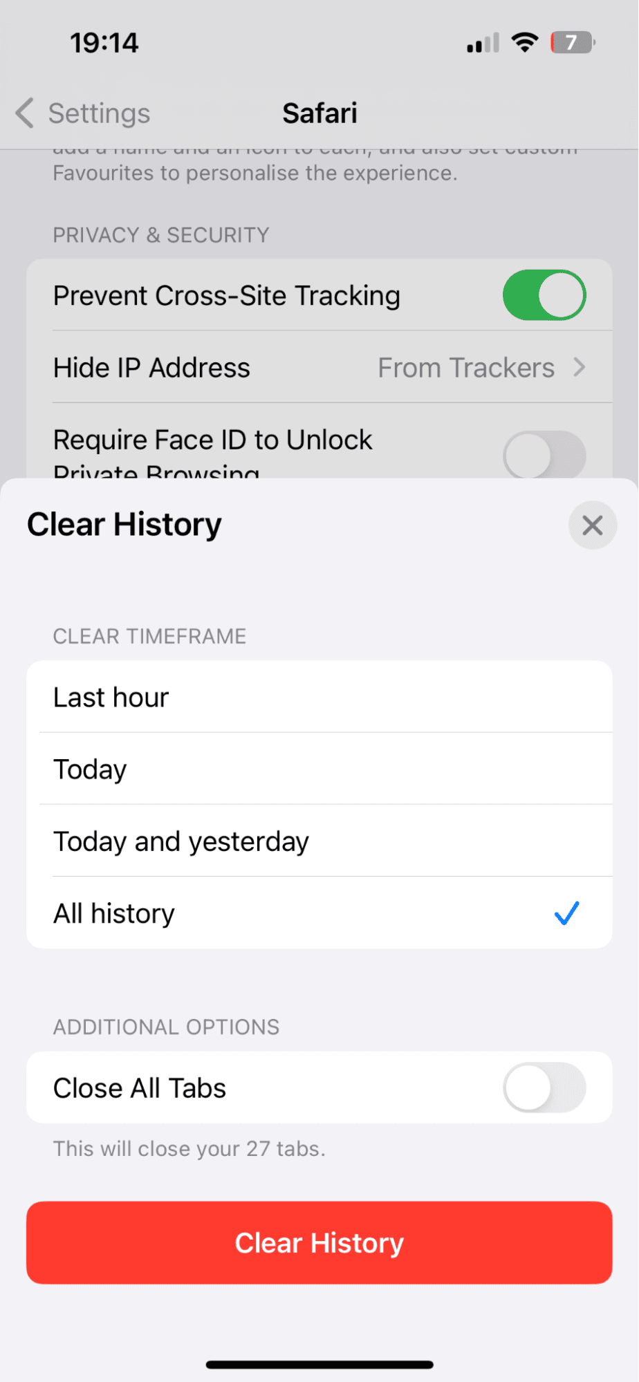 How to clear Safari cache on iPhone