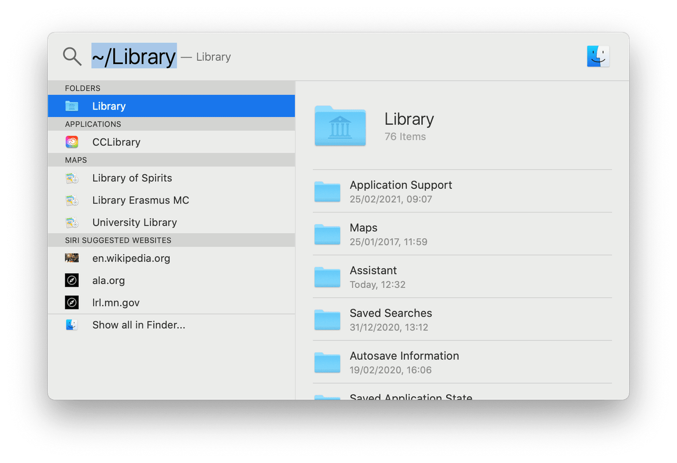 How to see the list of apps on Mac