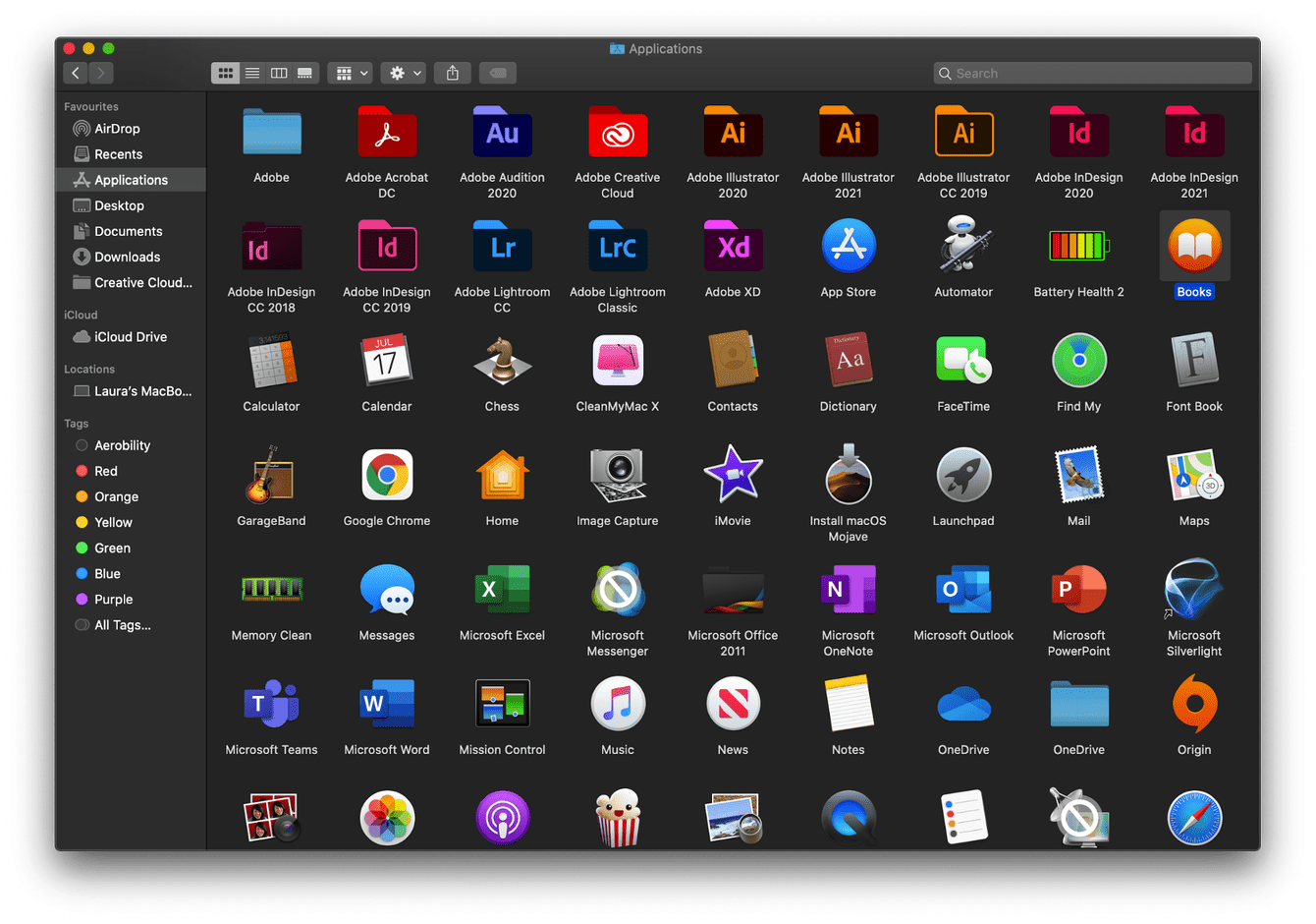 Mac applications folder