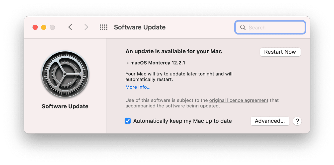 Software update