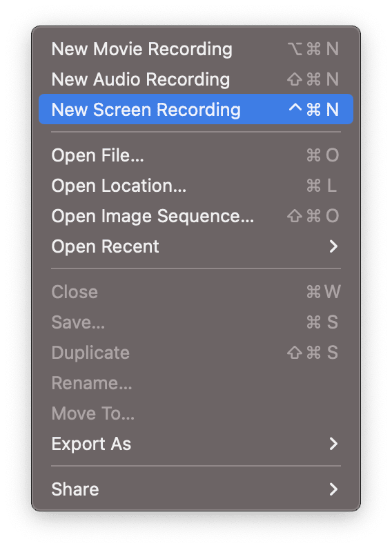 How to start a screen recording