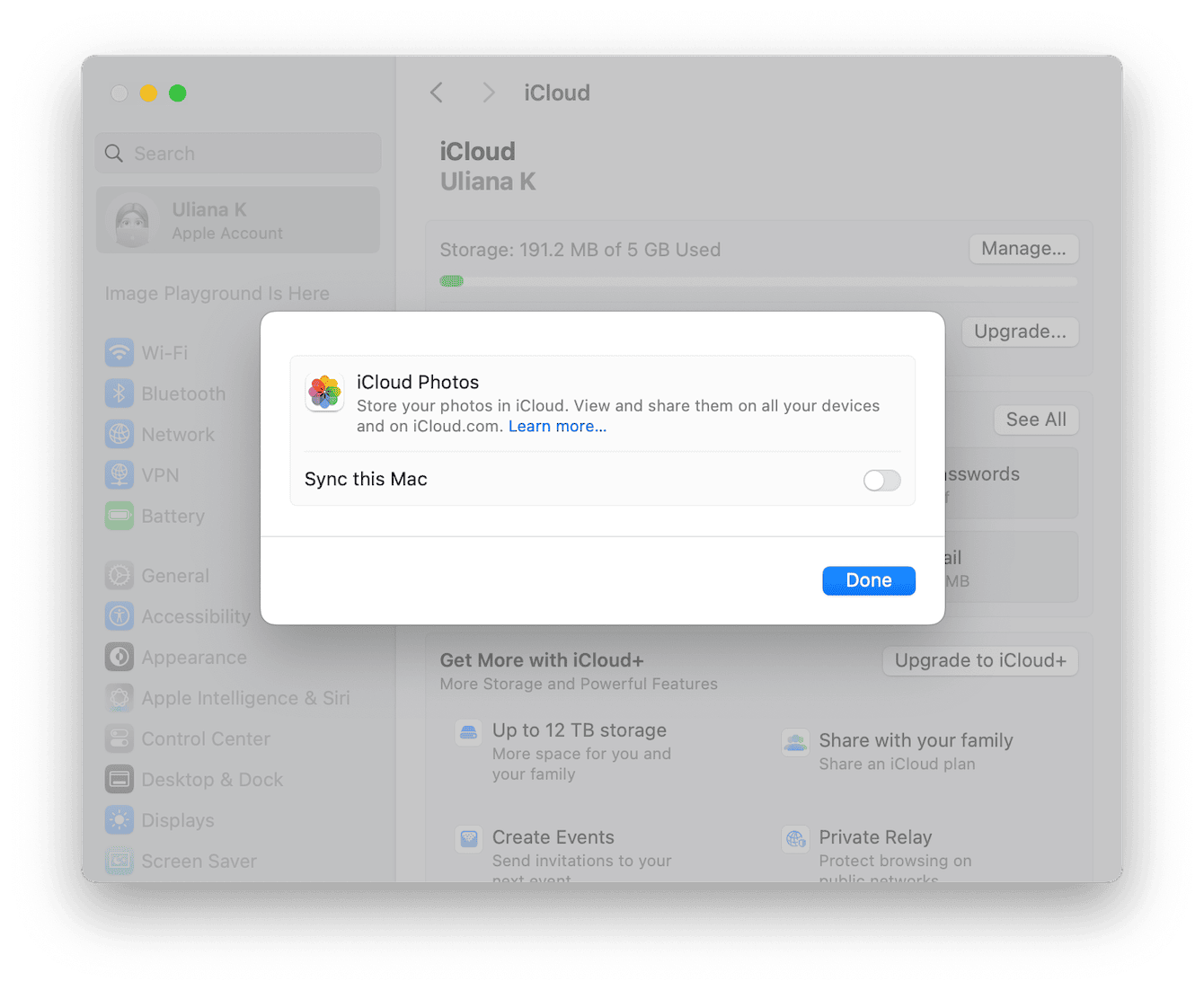 How to enable iCloud Photos on Mac