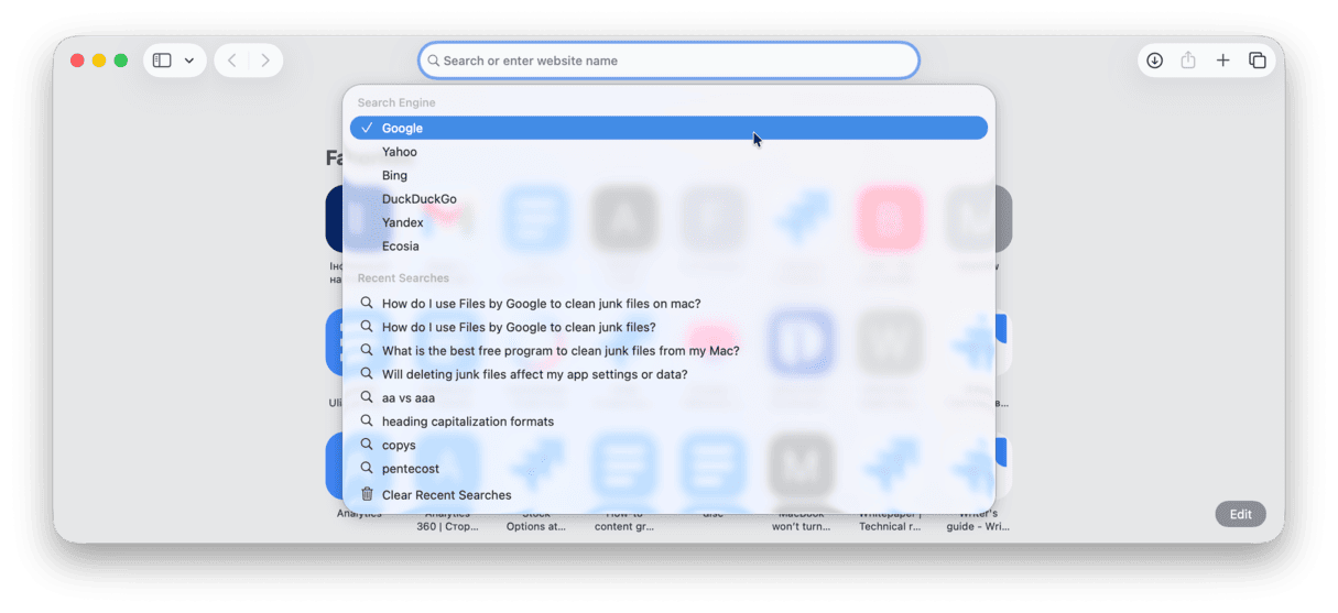 Removing DuckDuckGo from Safari