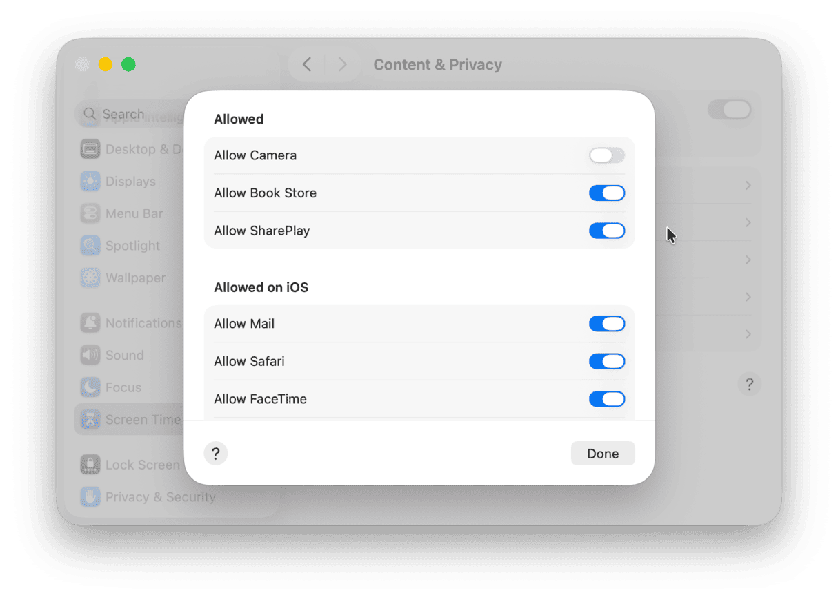 How to turn off Mac camera for all apps at once?