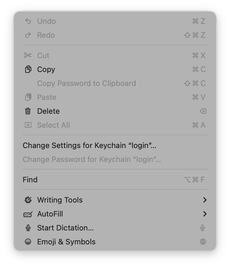 Update keychain password to match login password
