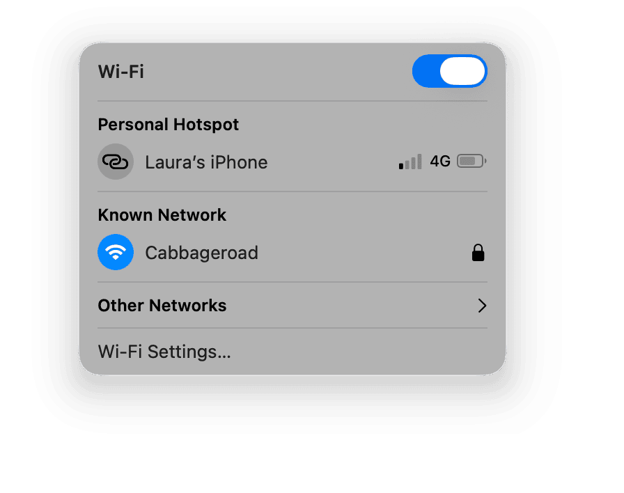 Check internet connection