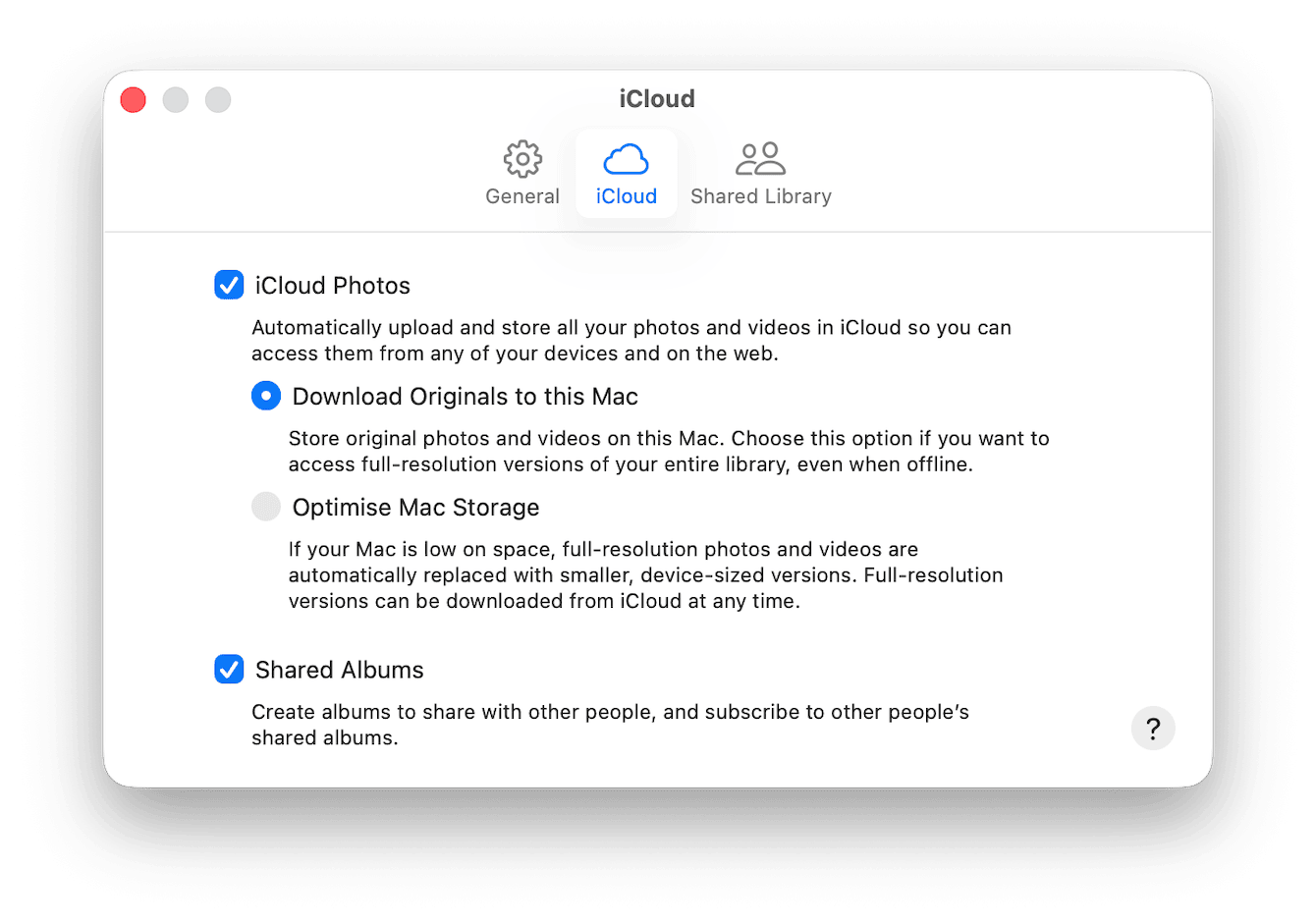 Select Optimize Mac Storage