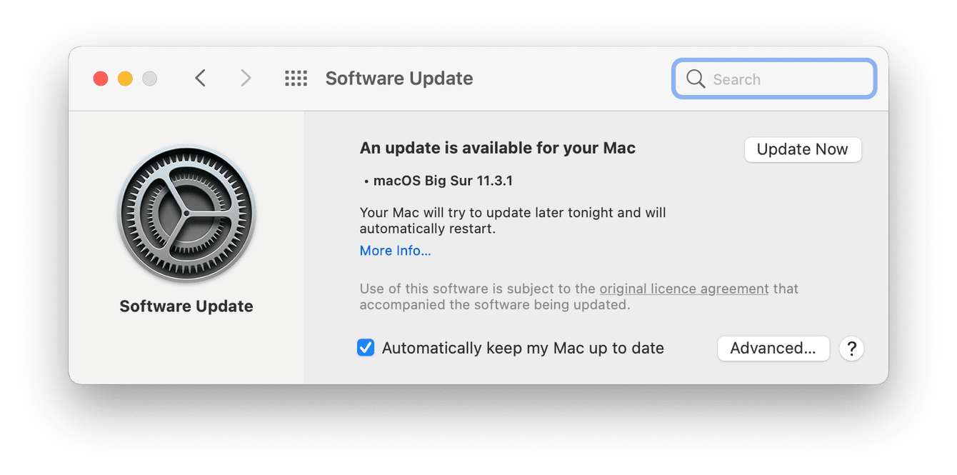 How to check for macOS updates