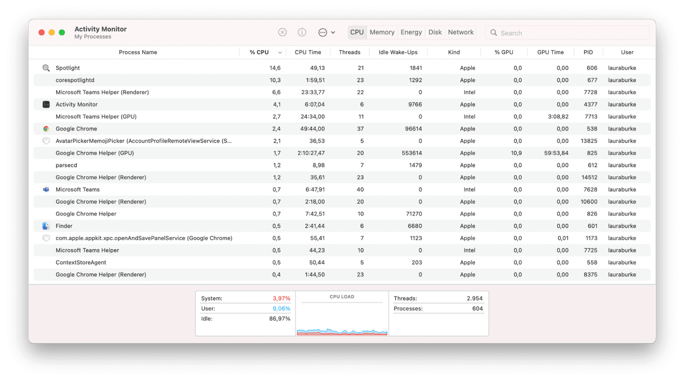 Identifiez les applications gourmandes en ressources