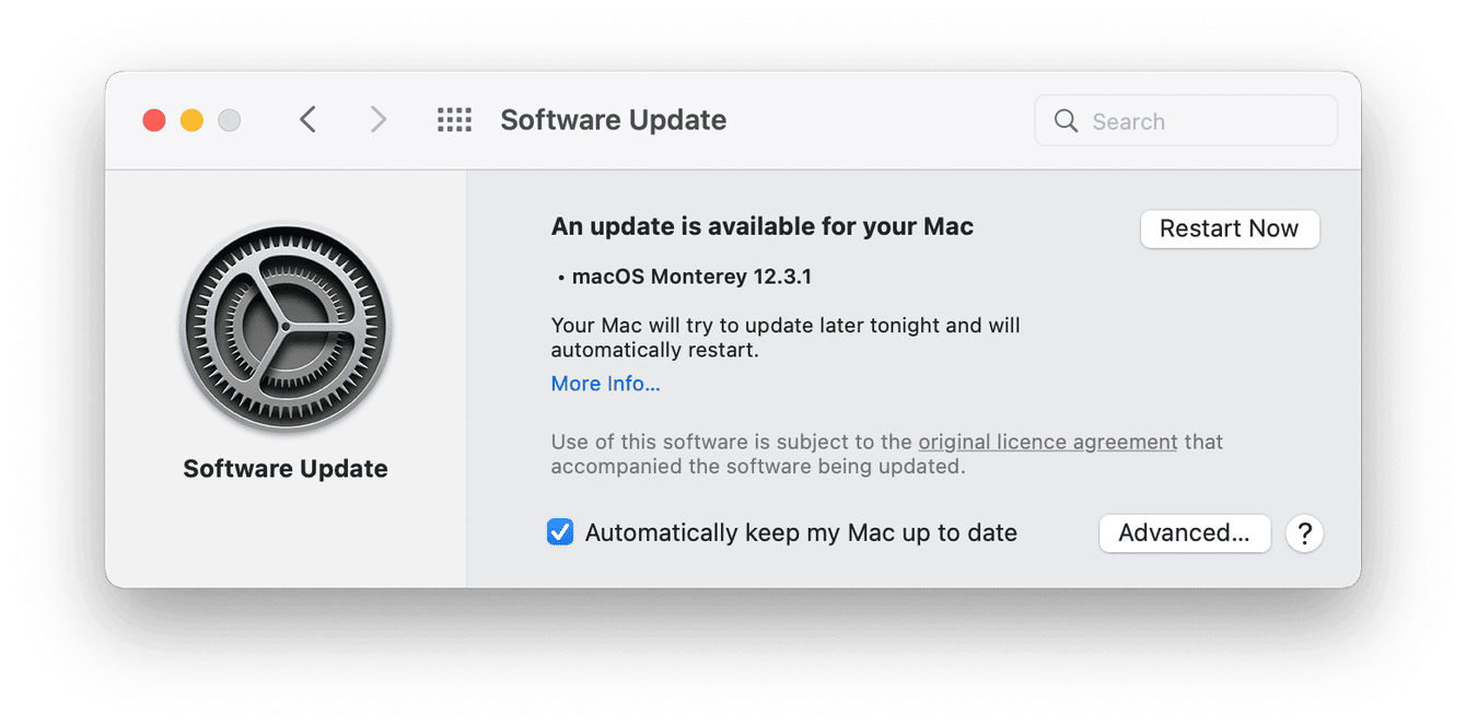 Updating Mac